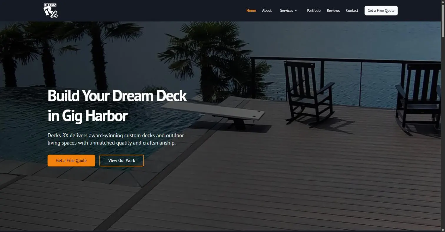The DecksRx website